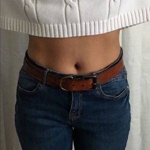 Banana Republic Leather Belt. S/M.